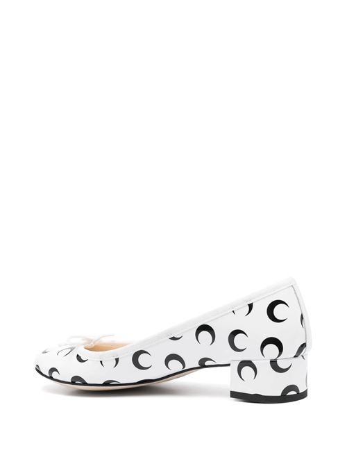 Moon printed leather Repetto Camille MARINE SERRE | WFW052ARLEA0031WH00